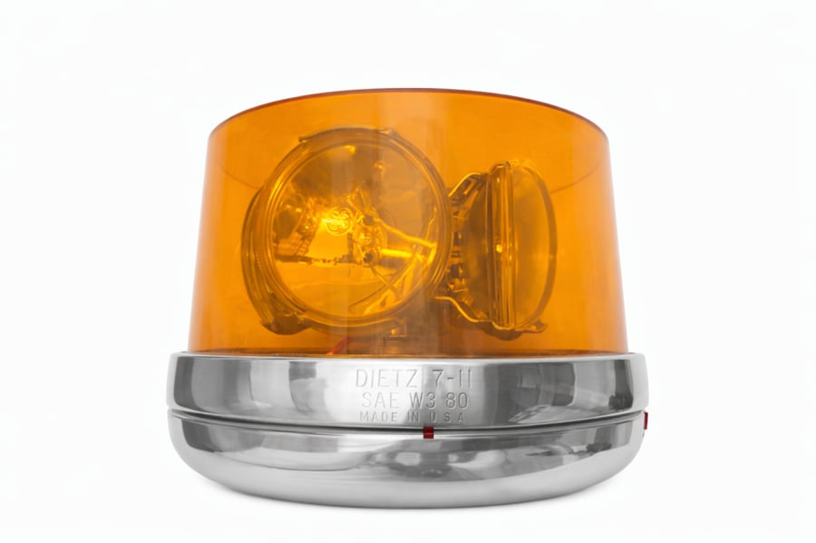 Rotating Beacon Warning Light (Amber) – Dietz 7-11