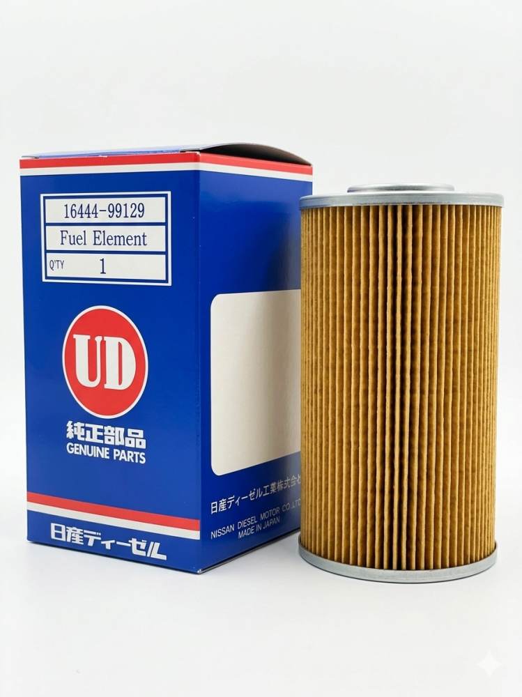 Fuel Filter 16444‑99129 (genuine part compatible for UD/Nissan trucks)