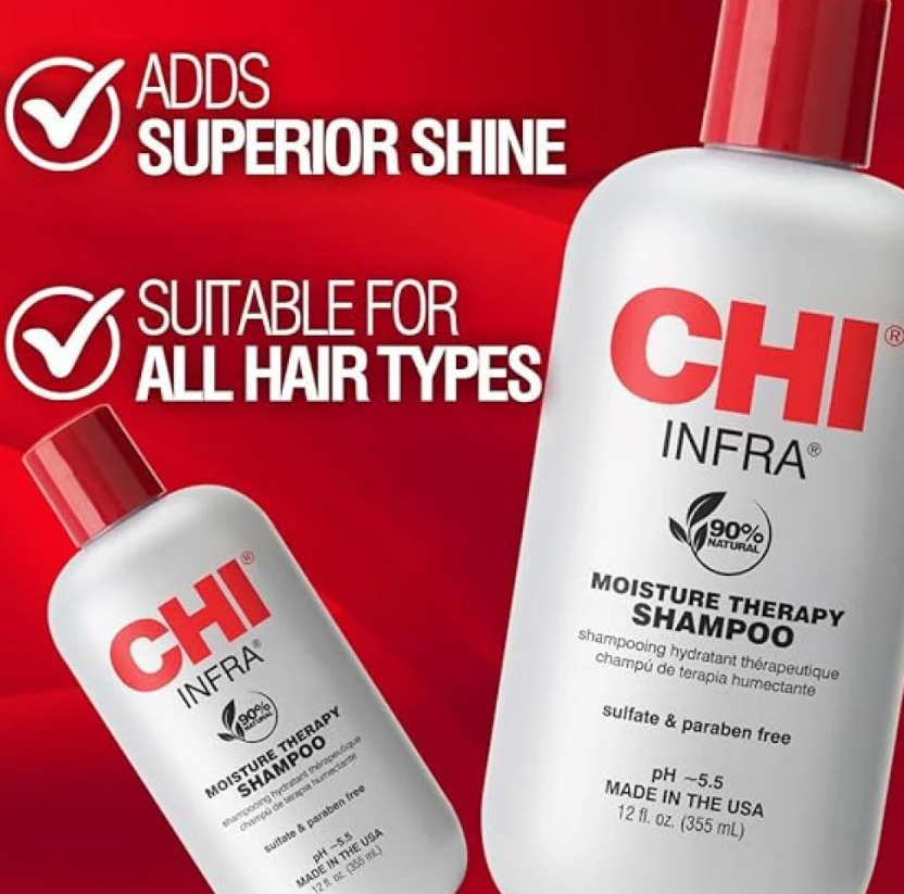 TCHI shampoo for deep moisturizing for all hair types – 946 ml