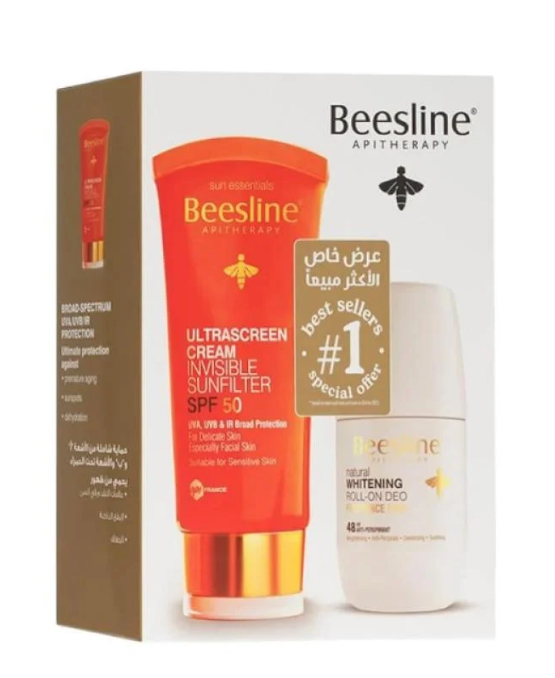 Beesline Deodorant & Sunscreen SPF50 Bundle – Brightening, radiance, and daily protection