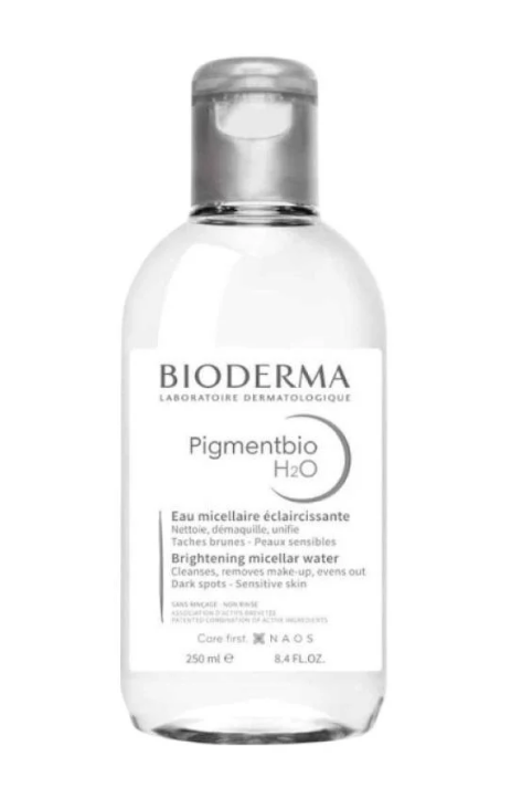 Bioderma Pigmento H2O Micellar Water – 250 ml for brightening and evening skin tone