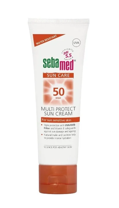 كريم واقي شمس سيباميد سن كير SPF50+ – 75 مل حماية عالية للبشرة الحساسة