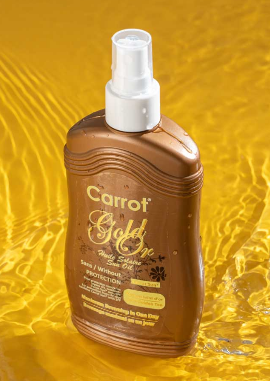 Carrot Sun Golden Tanning Oil Spray – تسمير سريع وترطيب لبشرة مشرقة