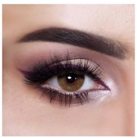 LensMe Color Latte lenses - soft brown latte colored contact lenses