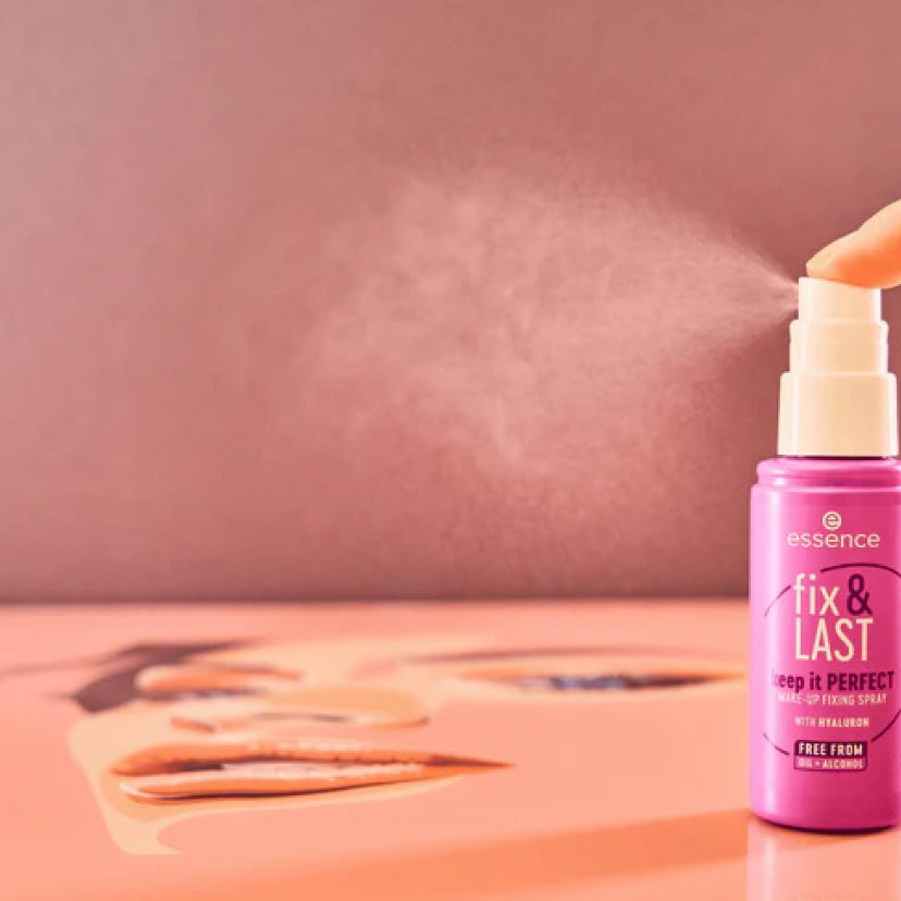 Makeup fixer essence fix and last keep it perfect for a fixed look all day