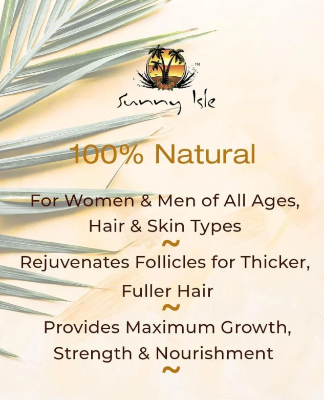 Hair growth boosting oil with Jamaican castor oil from Sani El 118 ml for strengthening and thickening hair