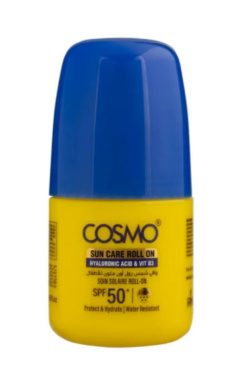 Cosmo children's roll-on sunscreen SPF50+ with hyaluronic acid and vitamin B3