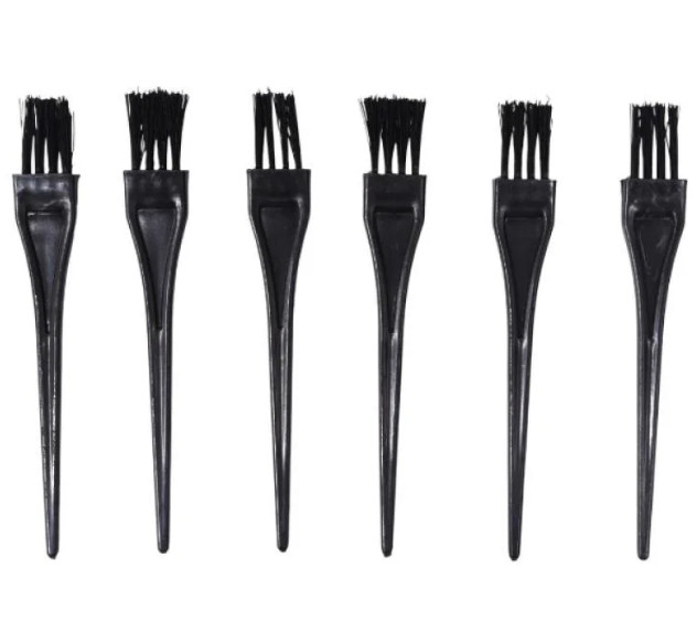 Salon System Hair Dye Brushes – a set of 6 brushes for professional dye application