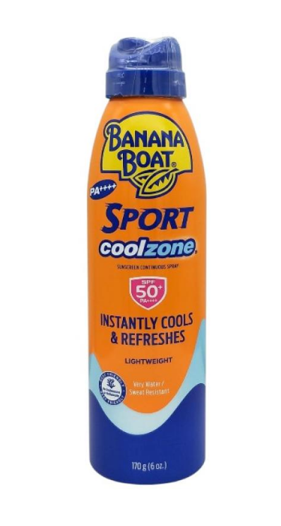 بخاخ واقي شمس بنانا بوت سبورت كول زون SPF50+ – 170 جم حماية وانتعاش فوري