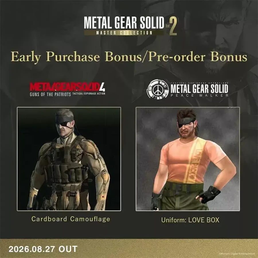 Metal Gear Solid Master Collection Vol.2 - Day One Edition - Nintendo Switch 2
