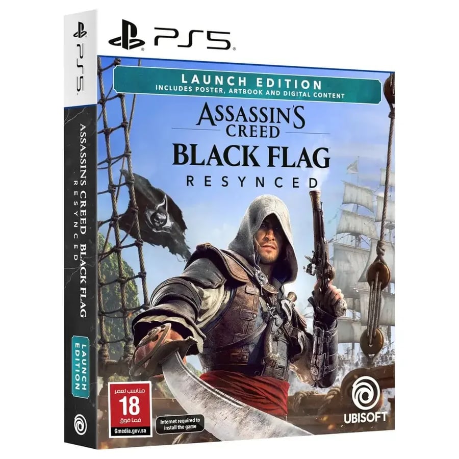 Assassins Creed Black Flag ReSynced Launch Edition - اساسن كريد نسخة الاطلاق PlayStation 5