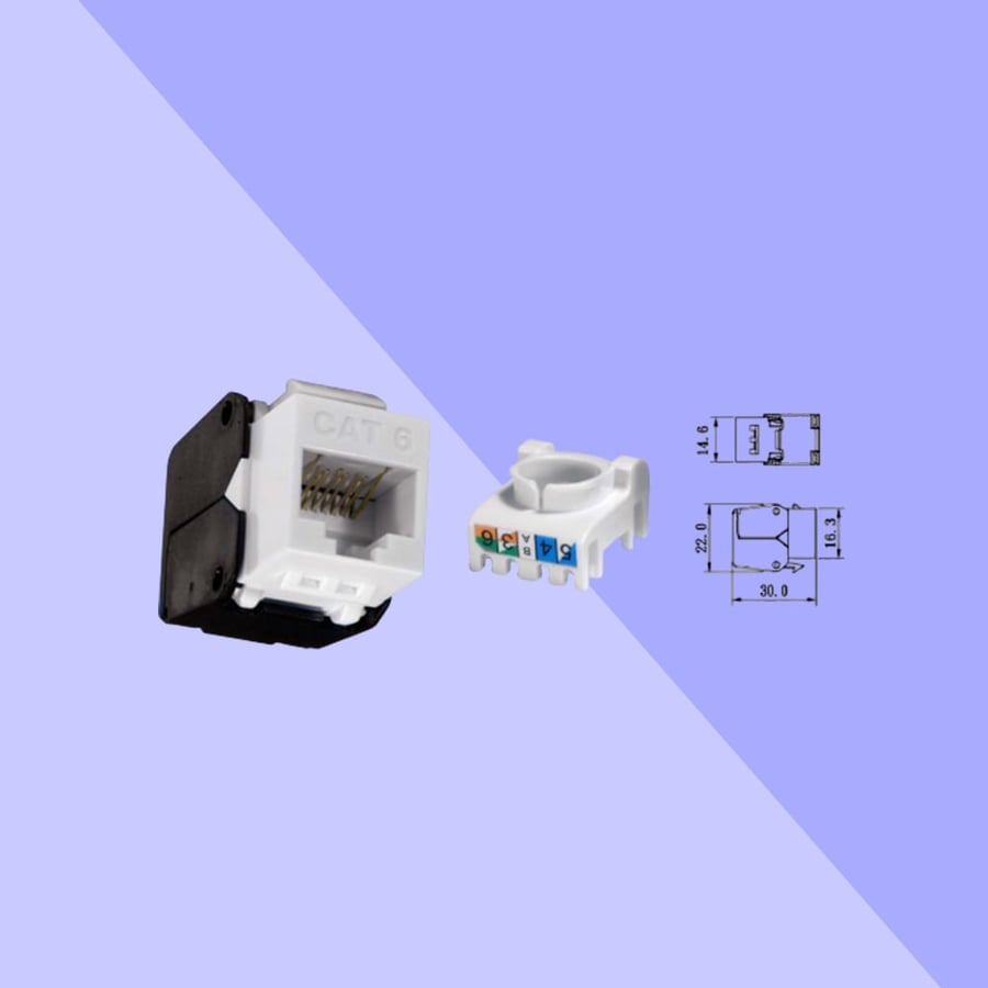 [NKST2800-U] Netbone NB-CAT6-MODUL-180-UTP