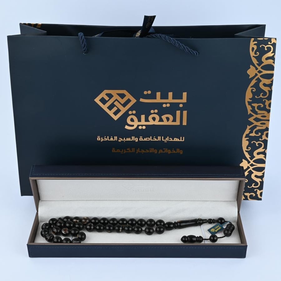 سبحة يسر ( مرجان اسود ) 656
