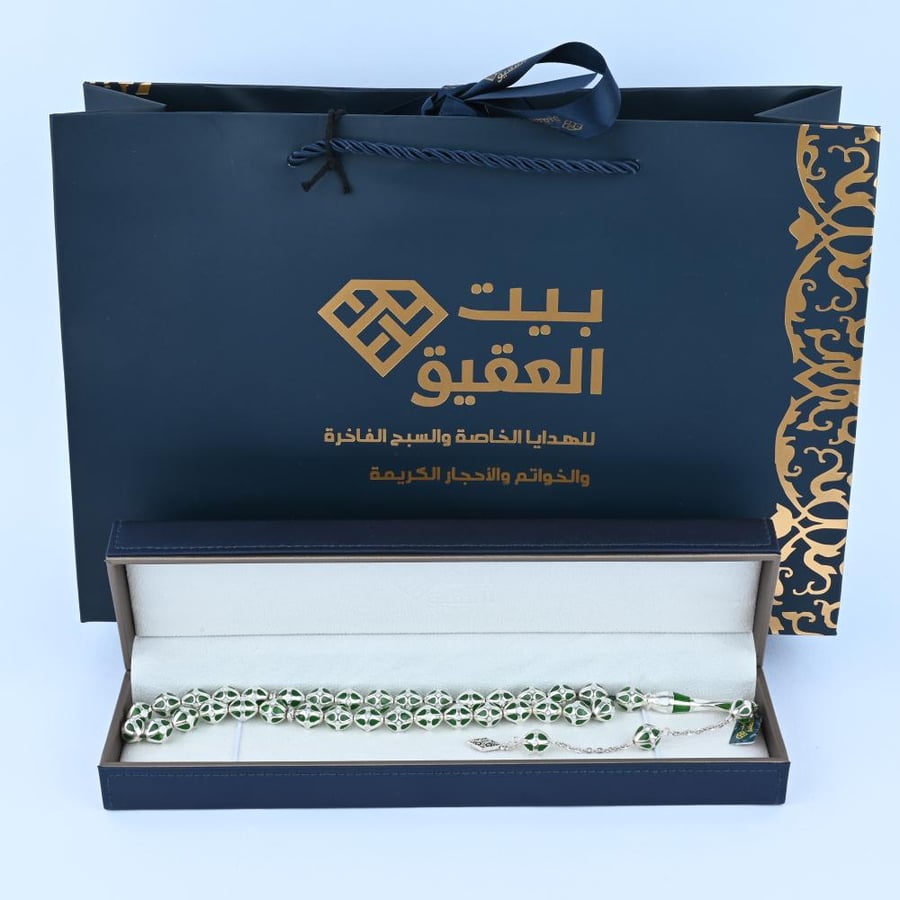 سبحة فاتوران مع فضة 761