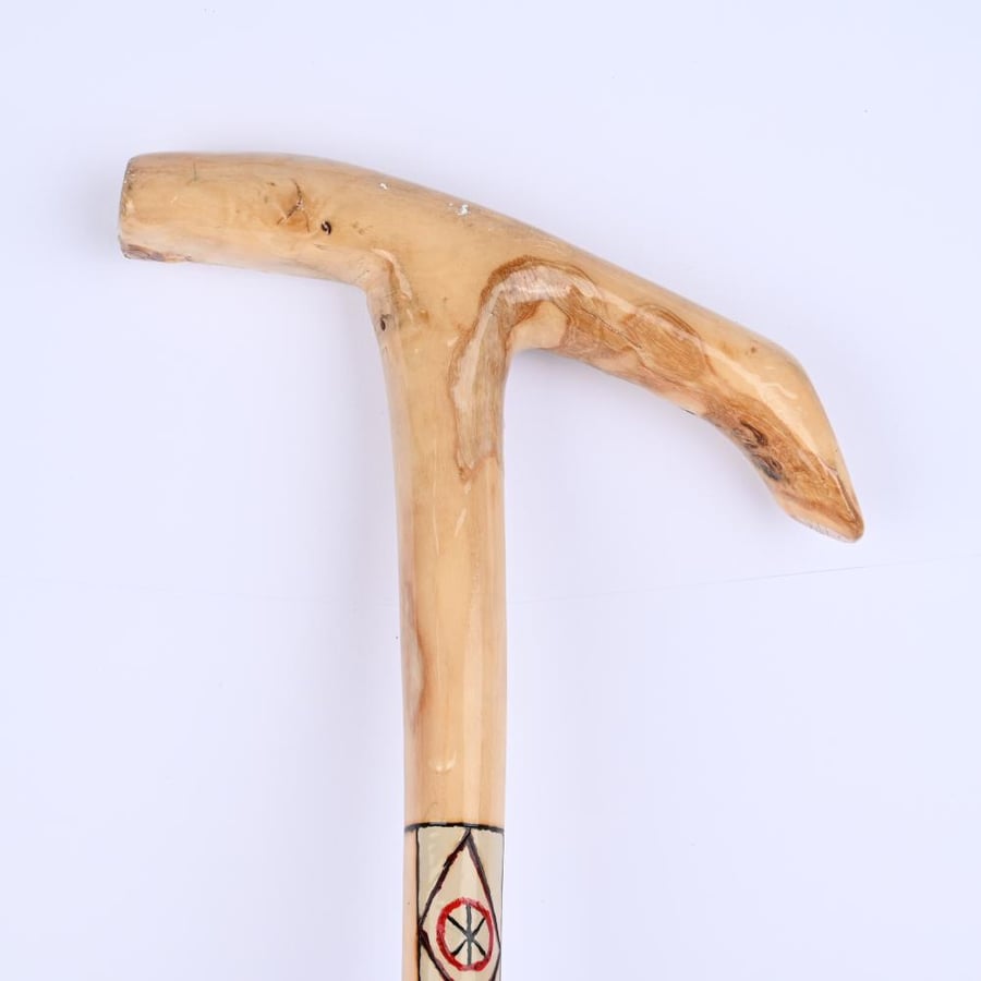 عصا عتم بزخارف الأبوب النجدية