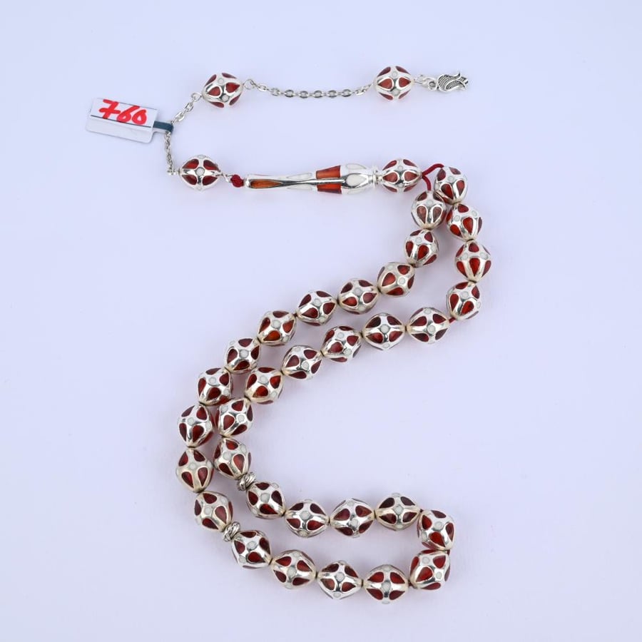 سبحة فاتوران مع فضة 760