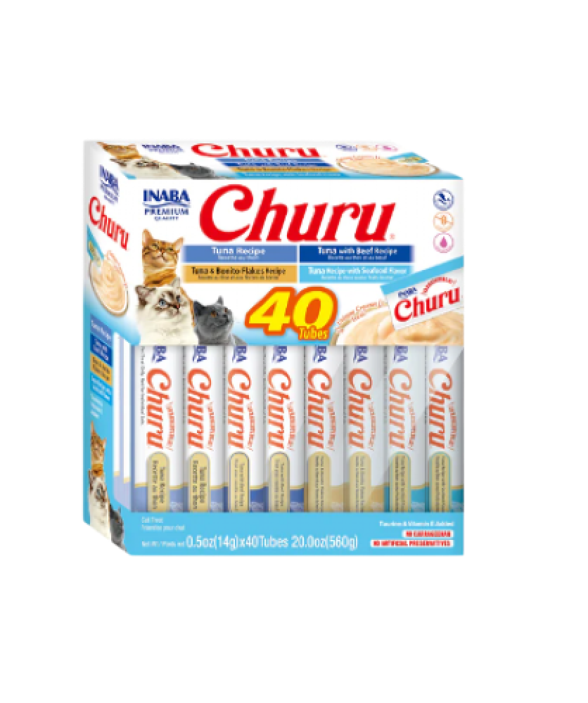اينابا تشورو تونا متنوع 40 ظرف × 14 غ