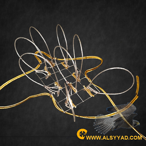 شبكة صقر مقاس حمام وقطا 8 عيون