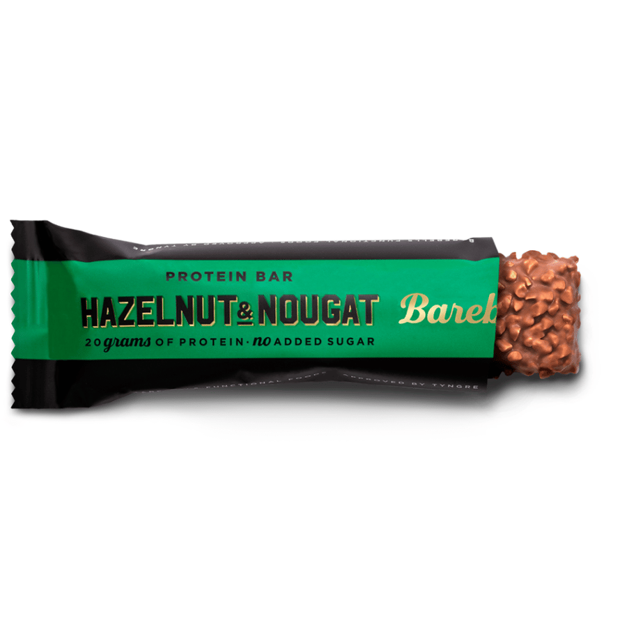 باربيلز بروتين بار بالبندق والنوجا 55 جم Barebells Protein Bar Hazelnut & Nougat 55g