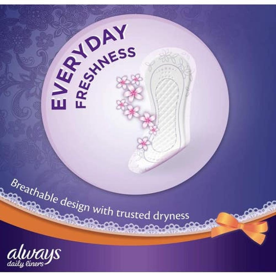 Always wrapped pantyliner, flexible, normal, 40