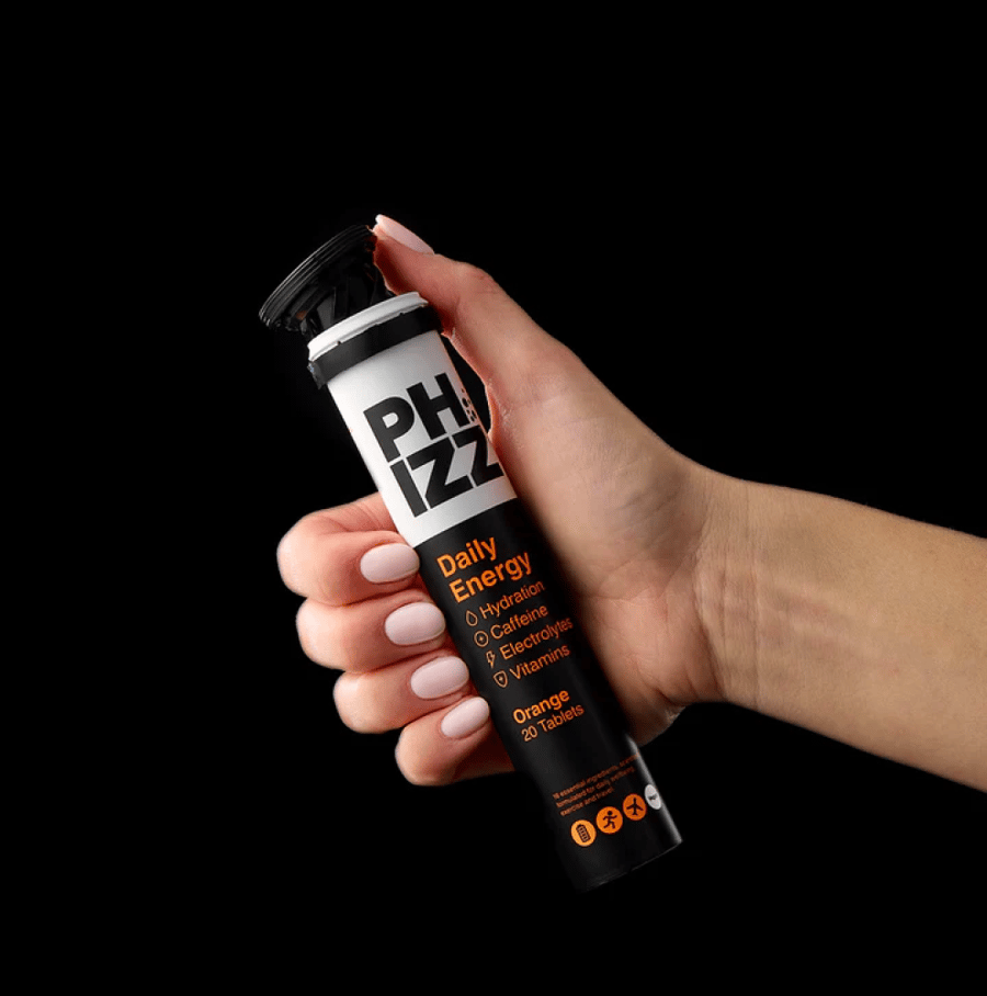 فيز طاقة يومية أقراص فوارة بنكهة البرتقال – 20 قرص - Phizz Daily Energy Orange Flavoured Effervescent Tablets – 20 Eff Tabs