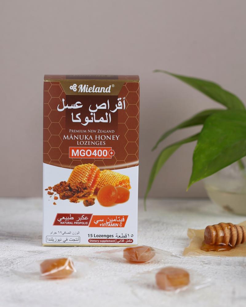 أقراص عسل المانوكا (عكبر طبيعي )