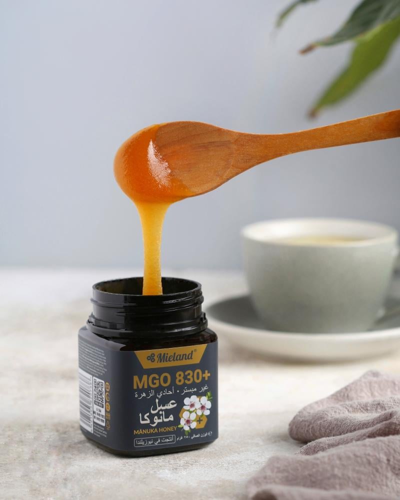 عسل المانوكا النيوزلندي ( +830 MGO ) 250 جم من Mieland