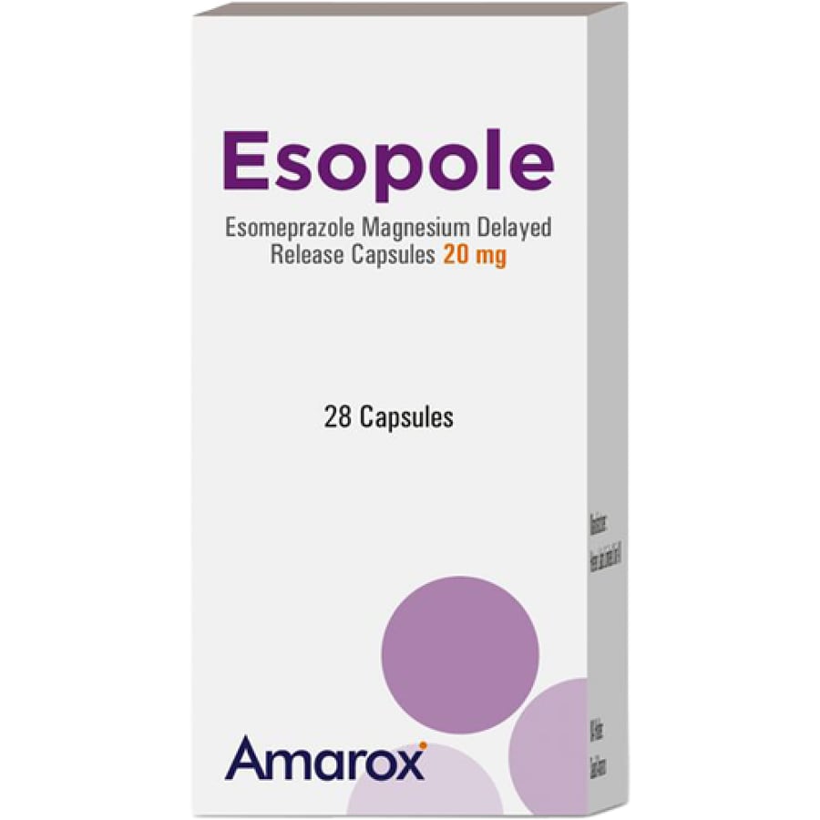 Esopole 20 mg 28 capsules