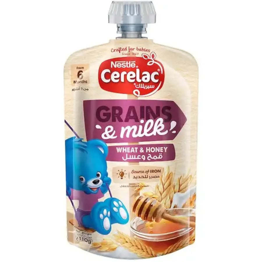Cerelac baby food wheat and honey 110 g - 6 months+