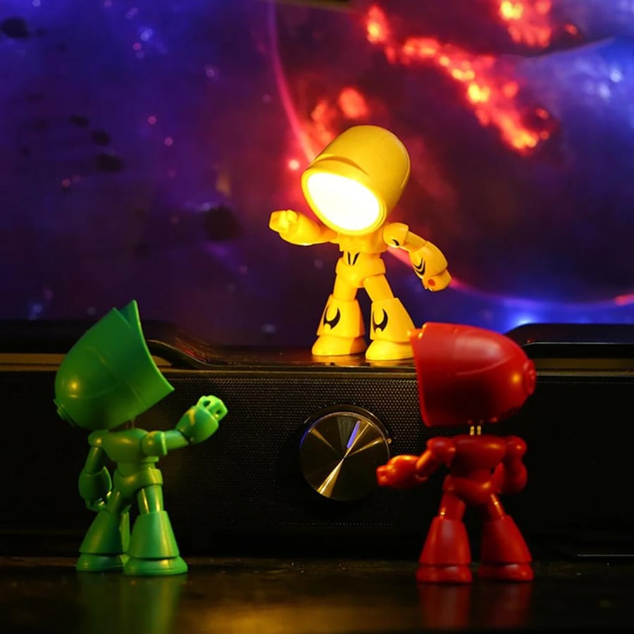 Light-up night robot LED