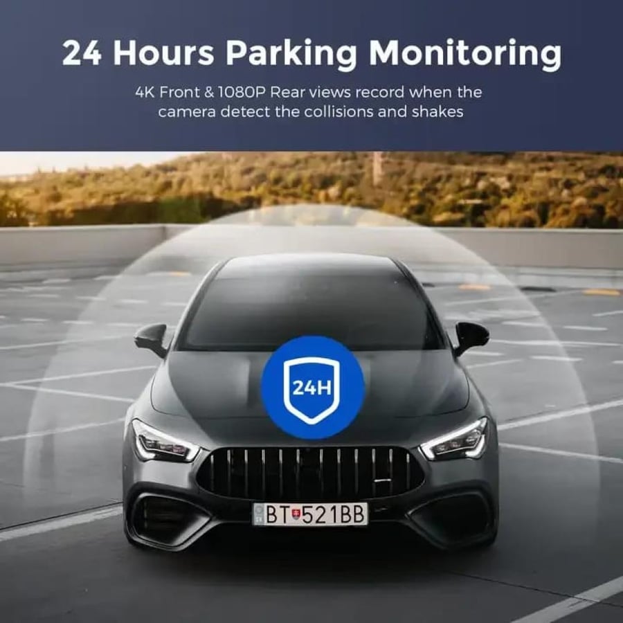 A dash camera front Azdome M300