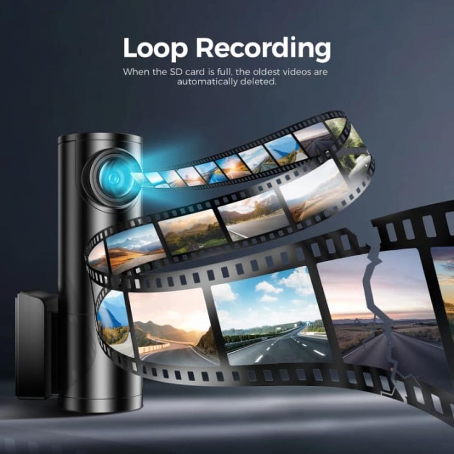 A dash camera front Azdome M300
