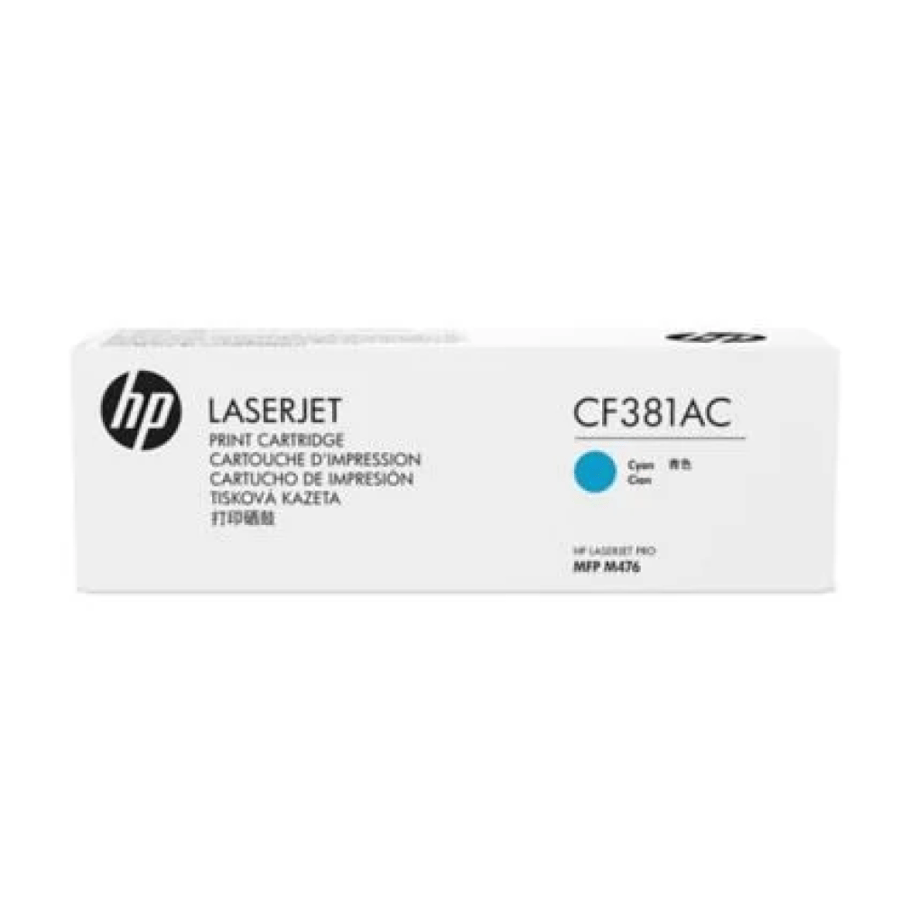 HP blue laser ink cartridge CF381AC