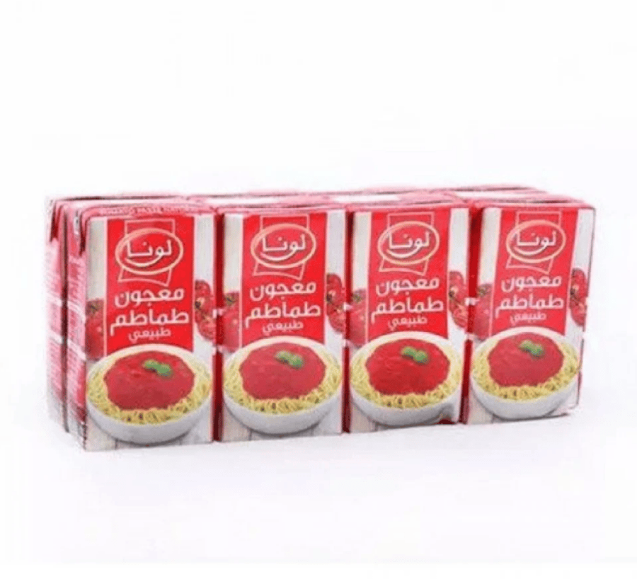 معجون طماطم لونا 8حبة وزن135جم