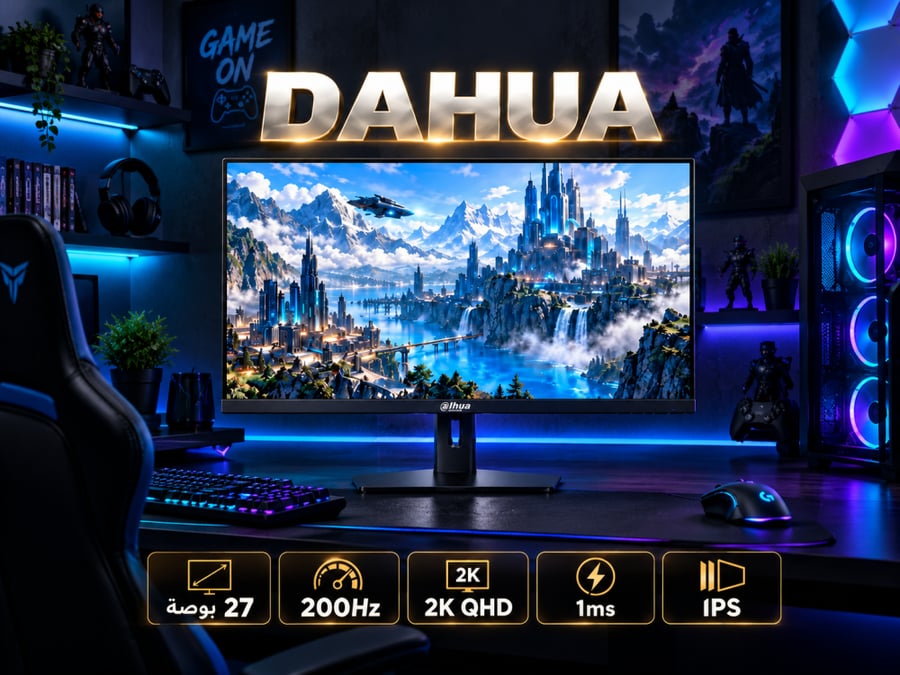 شاشة DAHUA 27″ QHD 200Hz