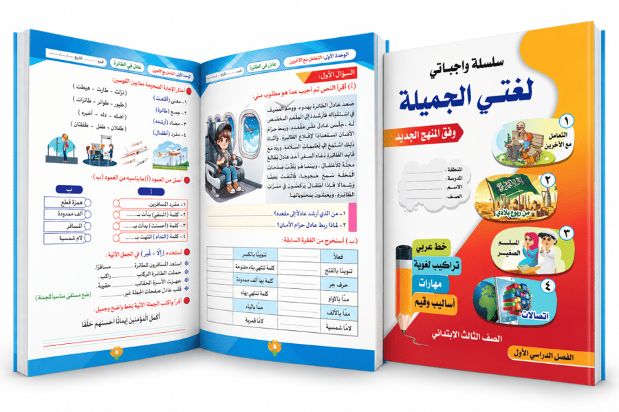 لغتي-واجباتي-صف ثالث ابتدائي