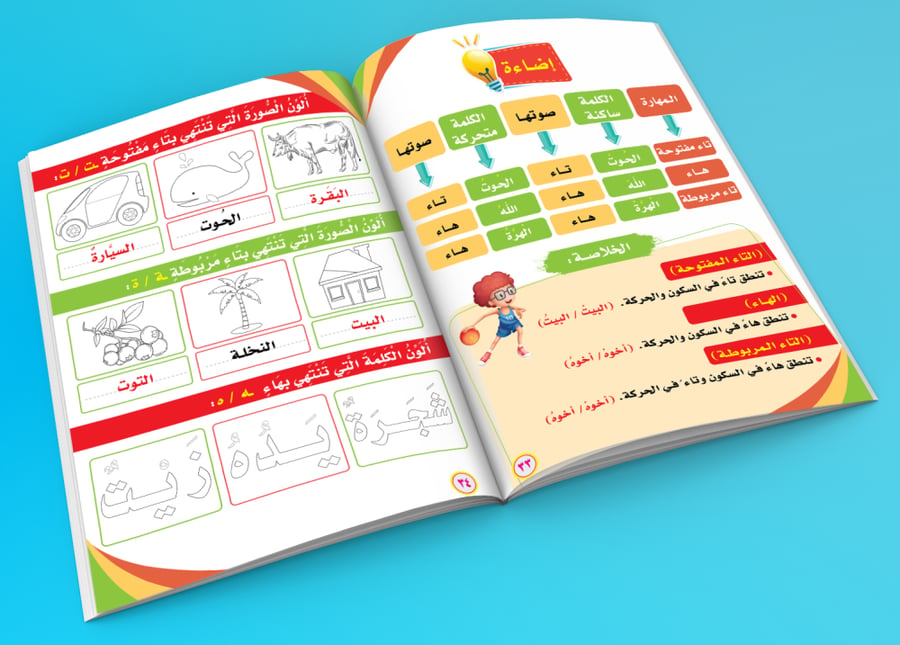 مدرب القراءة والكتابة ج6