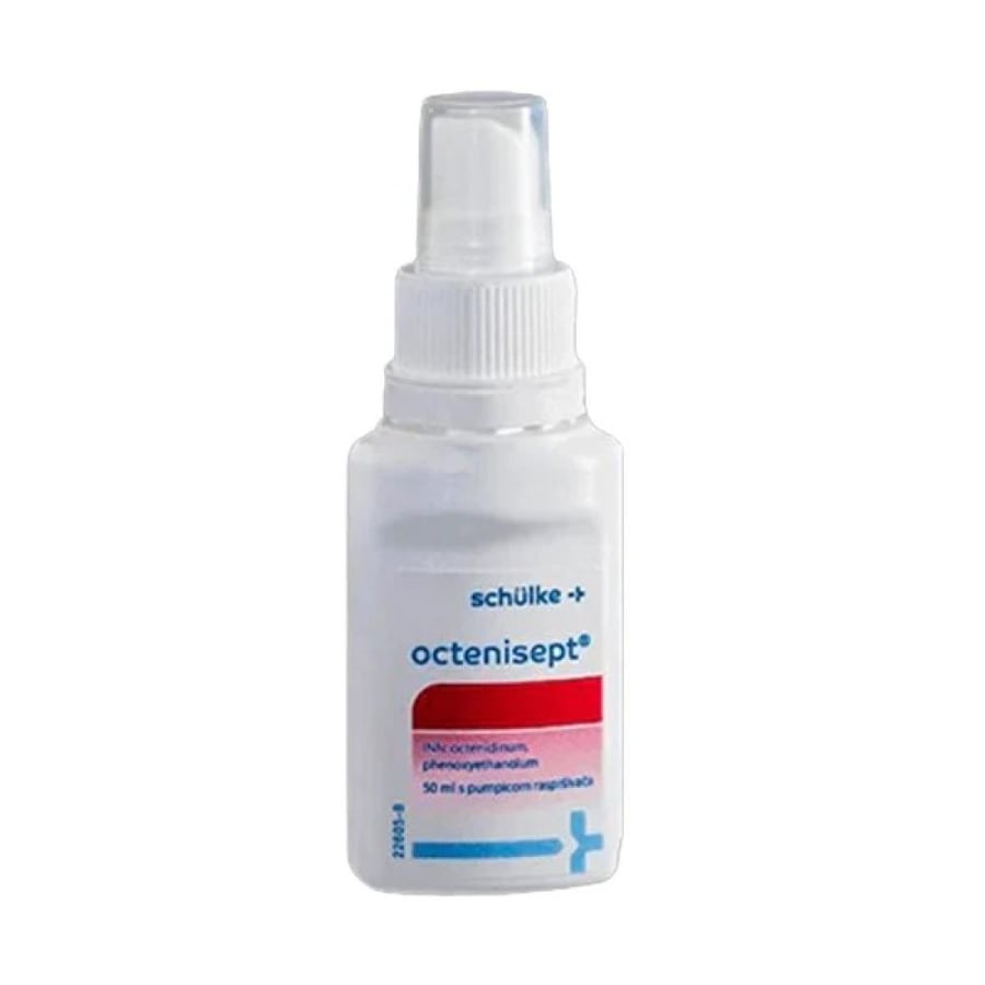 Octenisept spray for treating minor wounds and burns, 50 ml