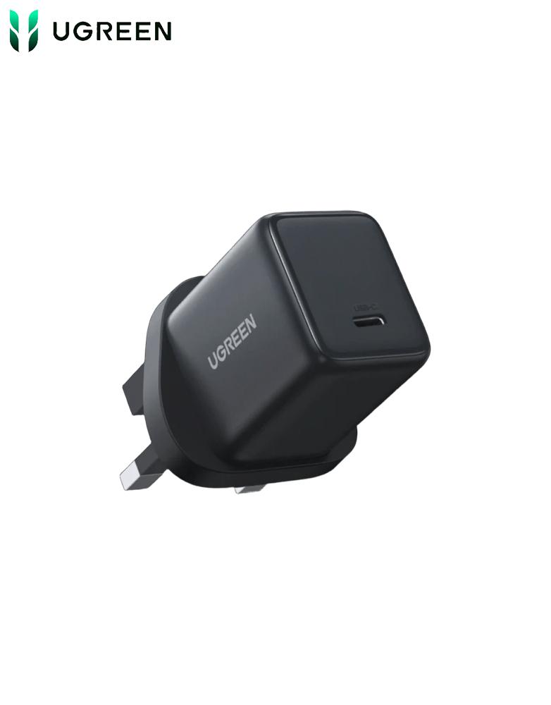 شاحن جداري 20 واط UGREEN X512 - منفذ Type-C - شحن سريع PD وبتقنية GaN