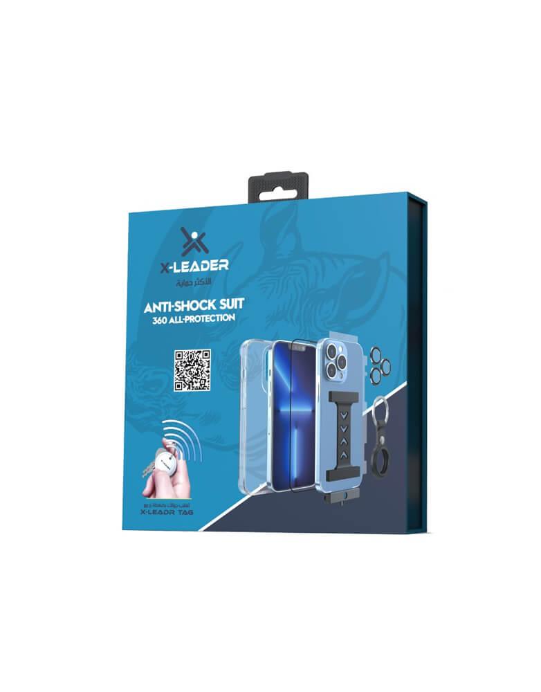 بكج حماية متكامل ايفون (13-12-11) من X-Leader Max | تقنية NFC (X-TAG)
