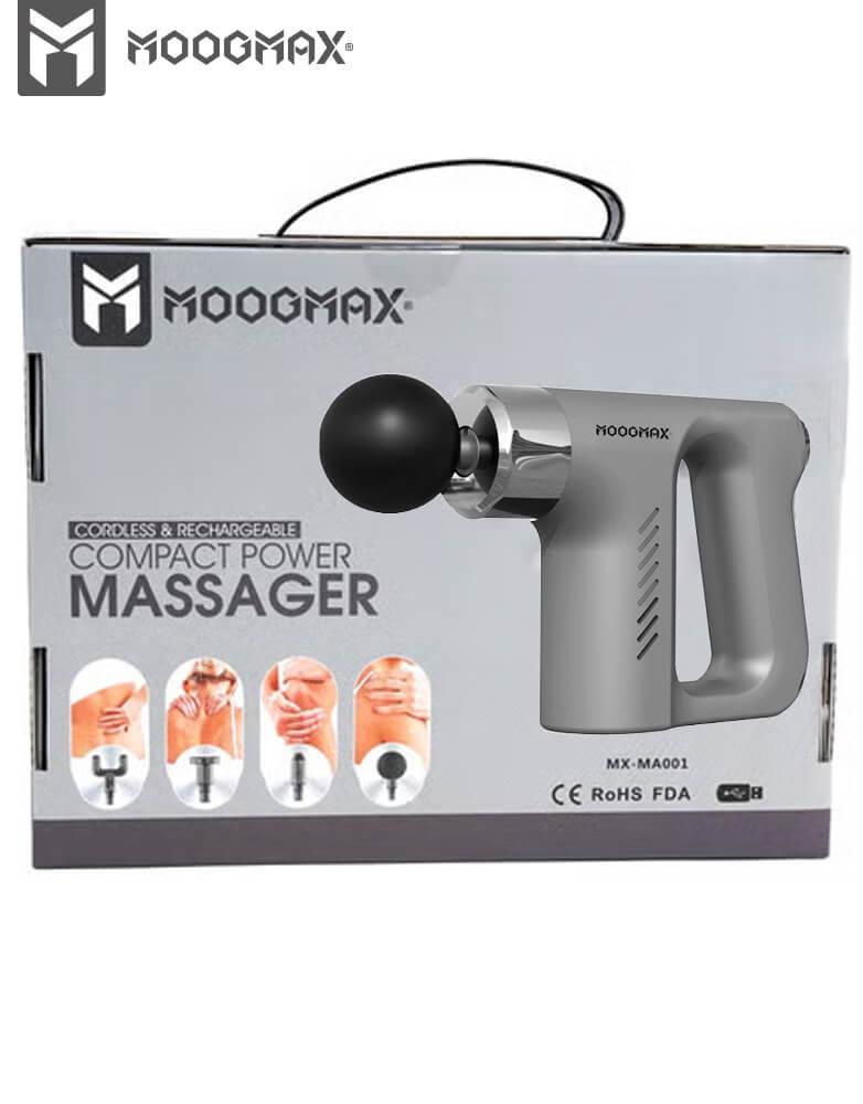 جهاز مساج و تدليك العضلات ب4 رؤوس وب 5 سرعات MOOGMAX موديل MX-MA001