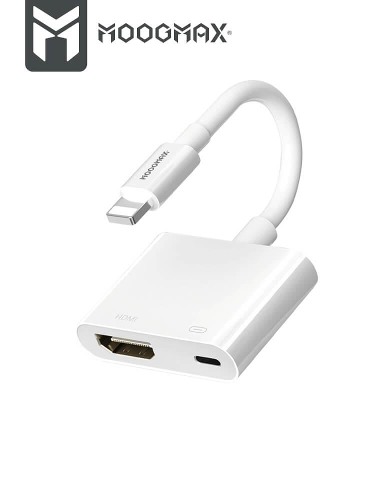 محول لايتننج الى HDMI متوافق مع ايفون وايباد من موج ماكس