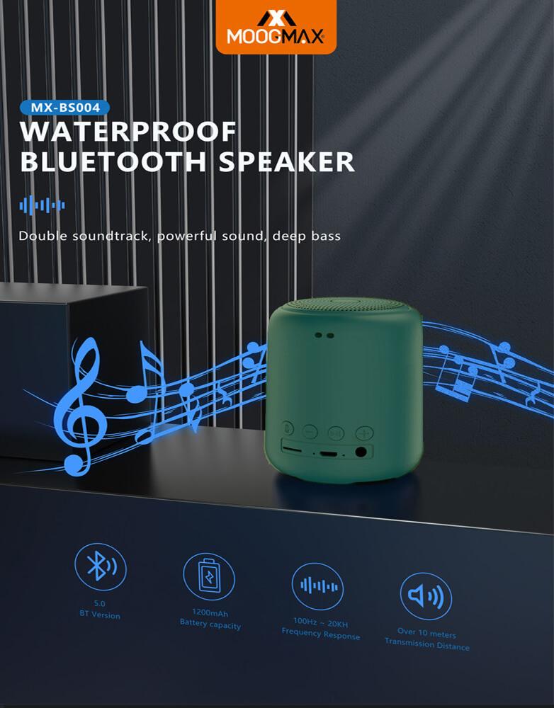 MOOGMAX Moog Max Mini Bluetooth Speaker Blue Price in Saudi Arabia
