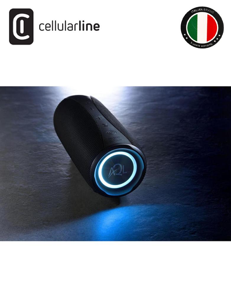 مكبر صوت محمول بلوتوث 30 واط Cellularline سبيكر مقاوم للماء أسود