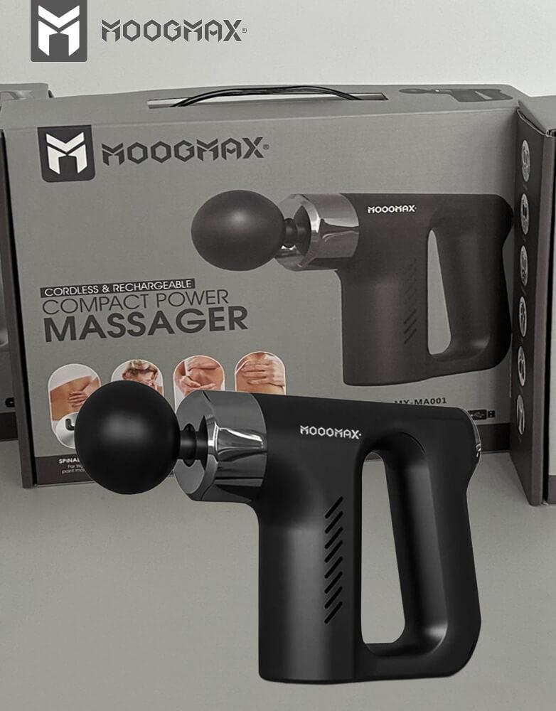 جهاز مساج و تدليك العضلات ب4 رؤوس وب 5 سرعات MOOGMAX موديل MX-MA001