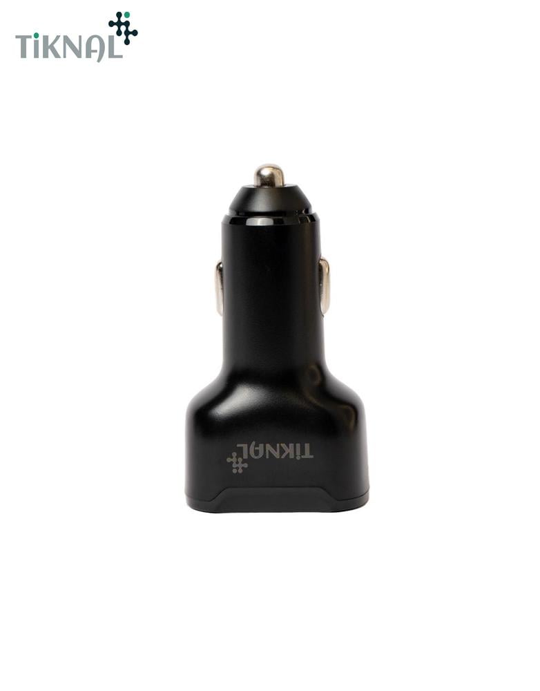شاحن سيارة سريع بقوة 30 واط تكنال TK-B402 - منفذ Type-C PD ومنفذين USB