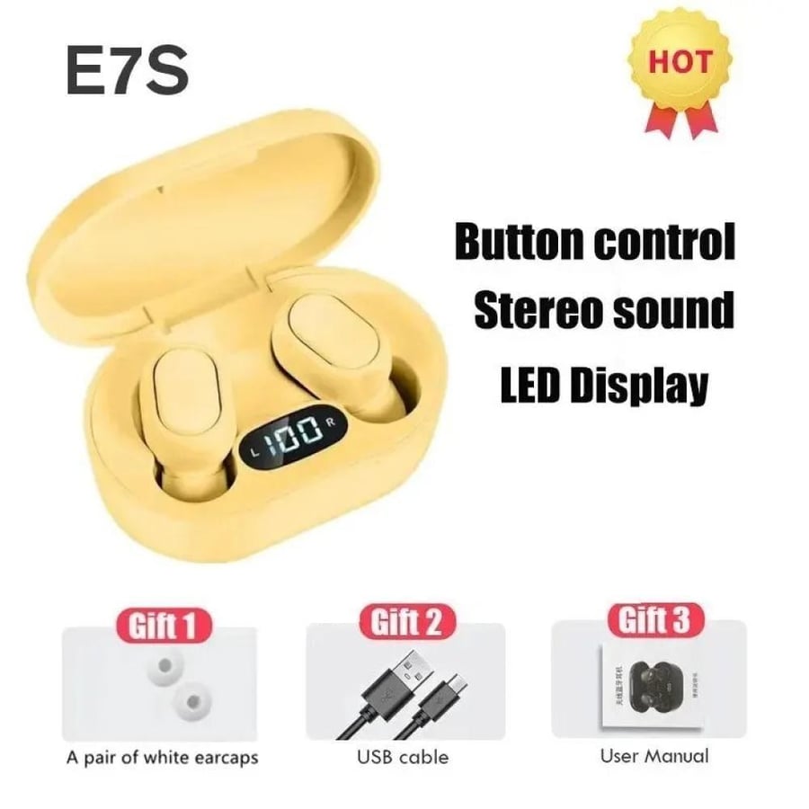 سماعات E7S TWS اللاسلكية