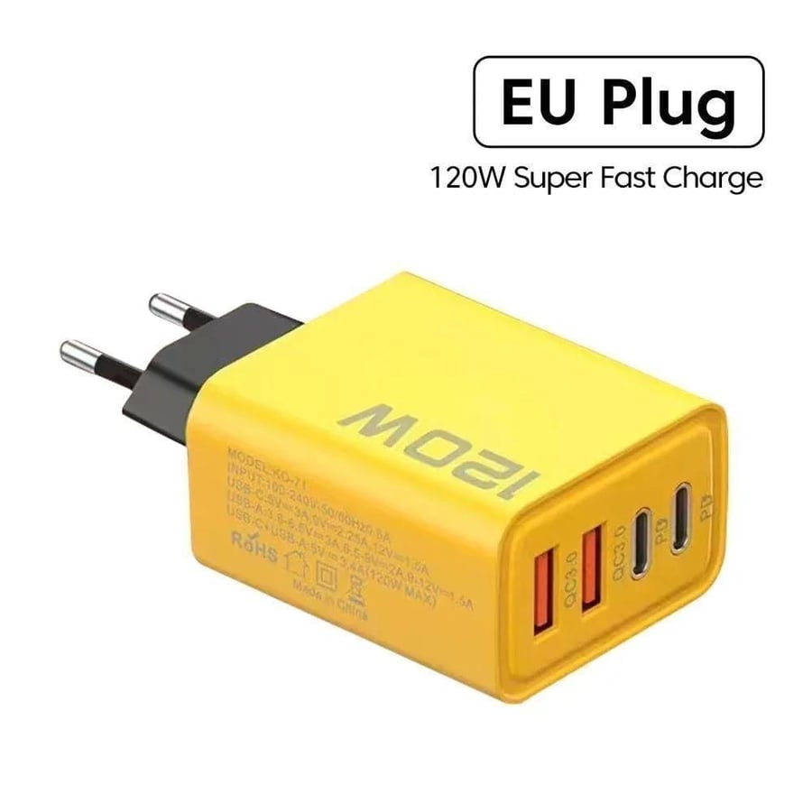 شاحن الحائط السريع 4 منافذ USB