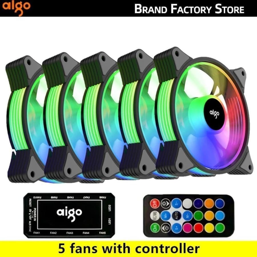 مروحة تبريد Aigo AR12 RGB