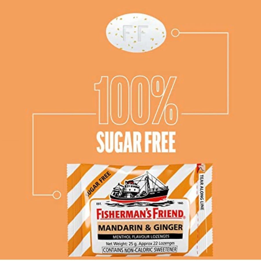 حلوى فيشرمان لاحتقان الحلق Fisherman's Friend Candy
